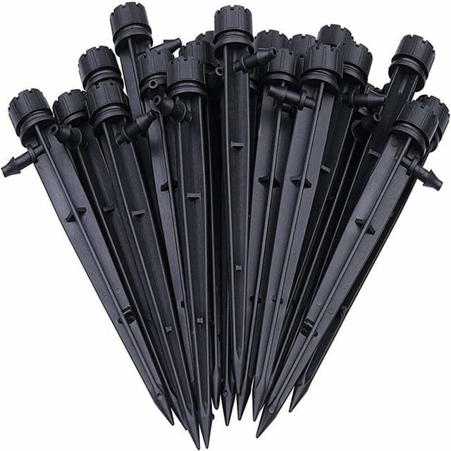 [neuwertig] 100 Stück Verstellbare Schlauch-bewässerungstropfer, Automatisches Tropfbewässerungssystem, Mikrosprinkler, Tropfer Für Pflanzen, Gewächshaus, Diy-garten – Inhhub