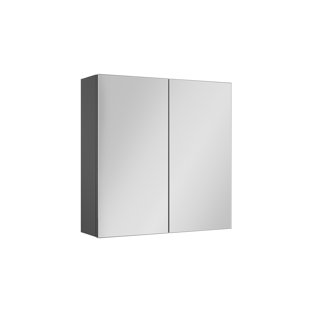 Badspiegelschrank Lavia, Anthrazit, 60 X 60.2 Cm, Vicco
