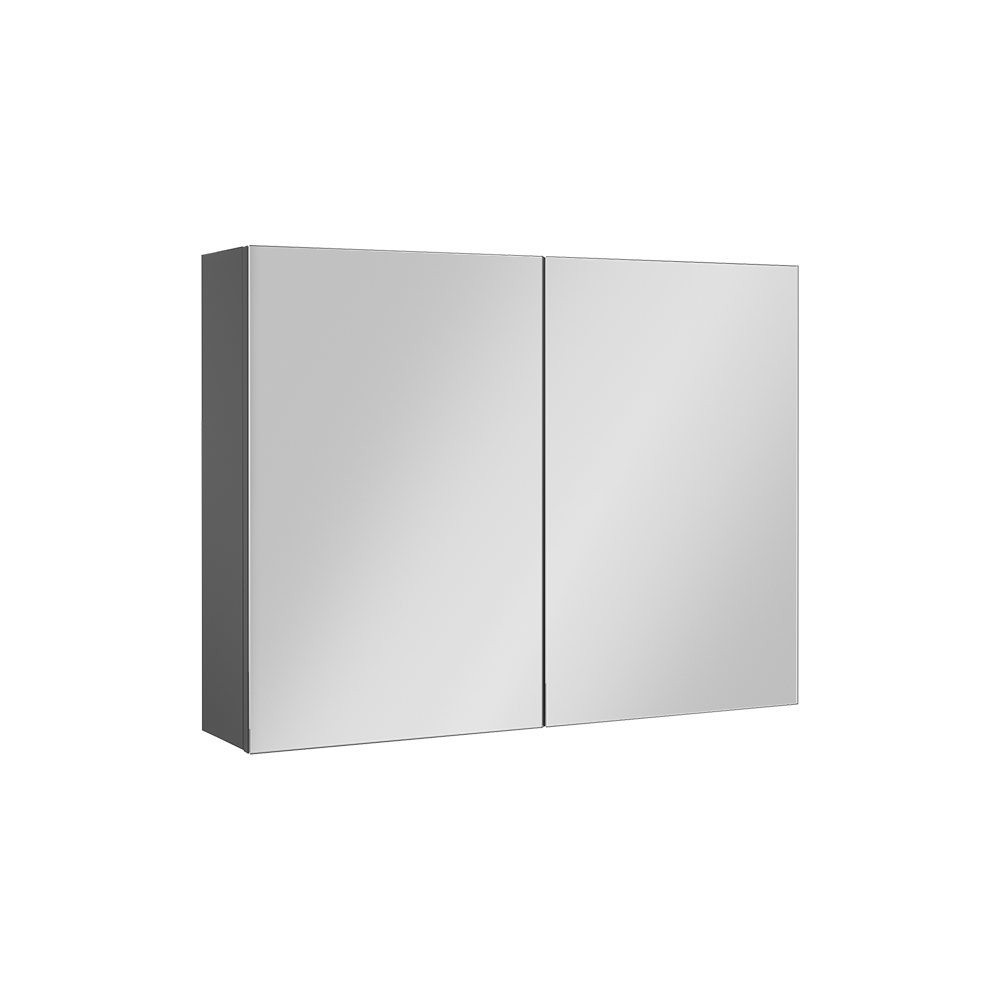 Badspiegelschrank Lavia, Anthrazit, 80 X 60.2 Cm, Vicco
