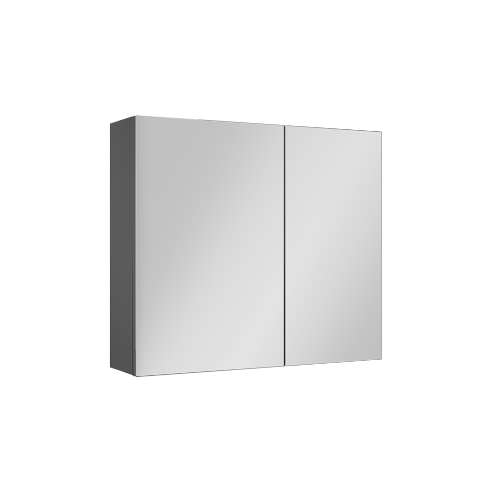 Badspiegelschrank Lavia, Anthrazit, 70 X 60.2 Cm, Vicco