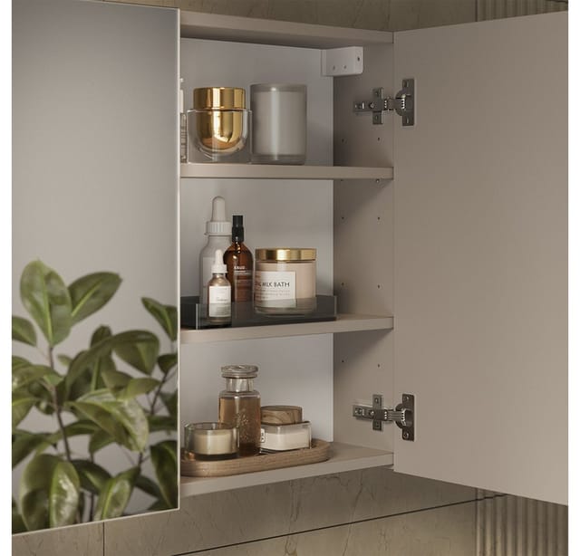 Badspiegelschrank Lavia, Cashmere, 80 X 60.2 Cm, Vicco