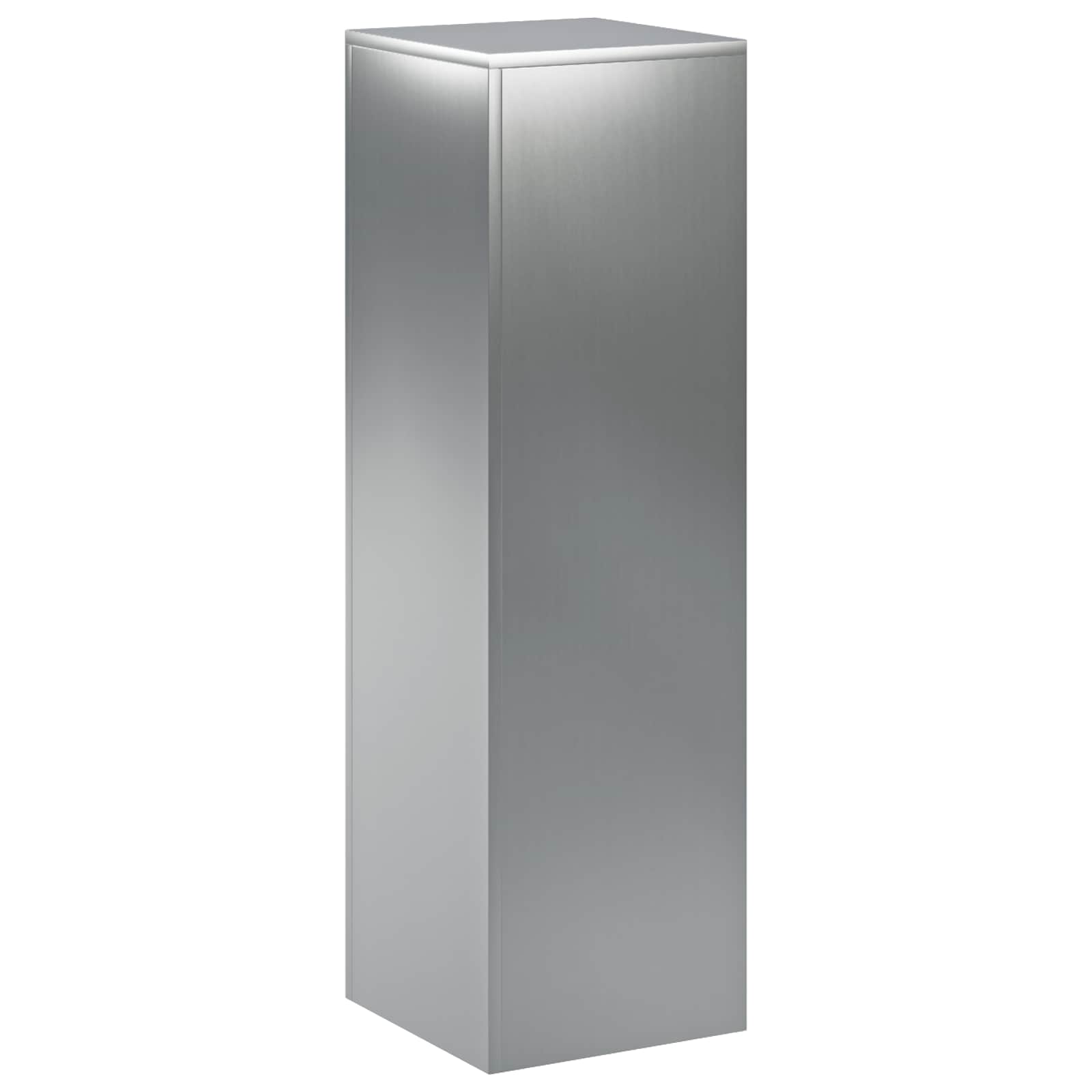 Pflanzenständer Silber 30 X 30 X 100 Cm Stahl Vidaxl