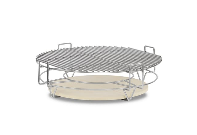 Kochsystem für Kamado ø 52 cm, Edelstahl Smokersystem mit 3 Ebenen, Kamado Zubehör - Bbq-toro