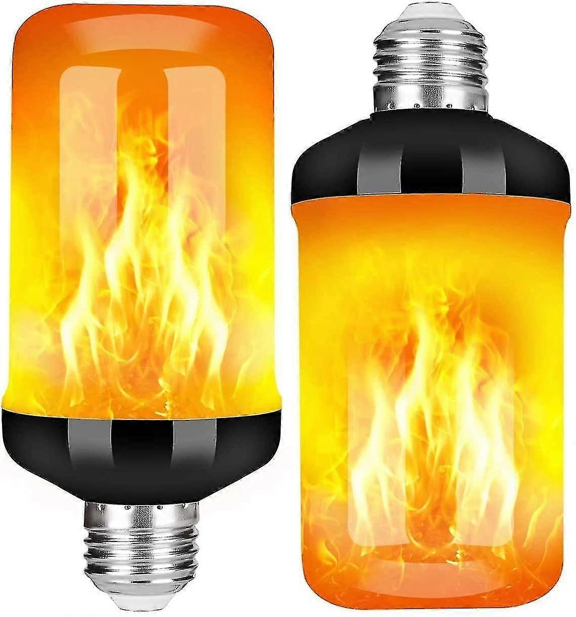 Flammen-glühbirne, E27 5w Led-glühbirne Mit Flammeneffekt Und 4 Leuchtmodi, Dekorative Glühbirne Für Drinnen Und Draußen Für Halloween, Weihnachten, Hochzeiten Und Partys