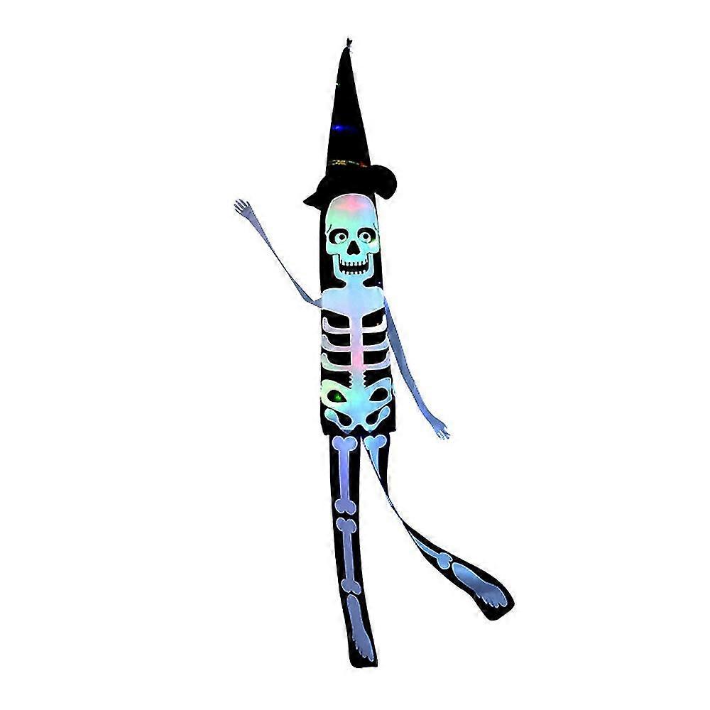 Halloween-totenkopf-windsack-dekoration, Halloween-dekorationslichter Totenkopf-skelett-laternen