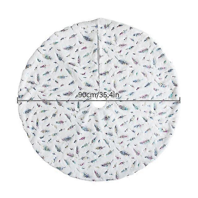 Weihnachtsbaumdecke 90 Cm, Weihnachtsbaumfußmatte, Baumunterdecke, Schneeflocken-dekoration Für Zuhause