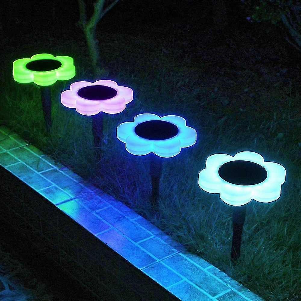 Gartenbeleuchtung, Solar-wegeleuchte, Wasserdicht, Farbwechselnd, Landschaftsleuchte Mit Automatischer Ein-/ausschaltfunktion, Nachtlicht, Kompatibel Mit Garten-weihnachtsdekoration