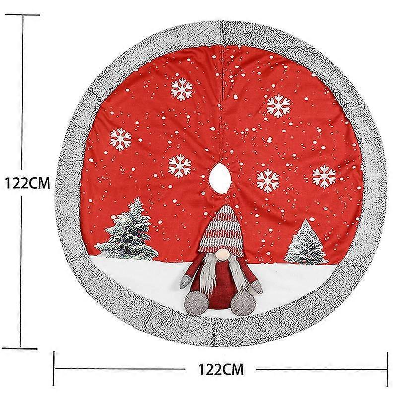 Weihnachtsbaumrock Aus Jute, Geschenkidee Für Den Weihnachtsbaum, Weihnachtsbaumschürze, Zubehör Für Die Weihnachtsbaumdekoration