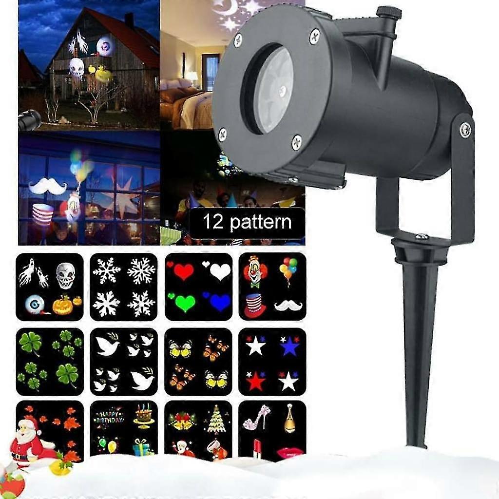 Led-projektionslampe, Weihnachtsbeleuchtung, Led-projektor, Kompatibel Mit Weihnachten/halloween, Wasserdicht (ip65), Led-weihnachtsbeleuchtung Für Den Außenbereich