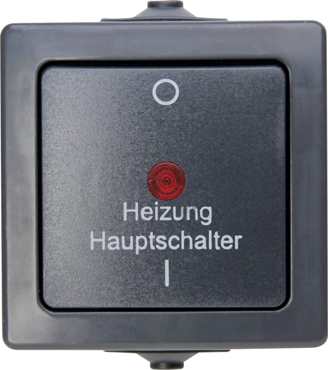 Kopp - Feuchtraum Heizungshauptschalter Nautic, anthrazit, 565315003