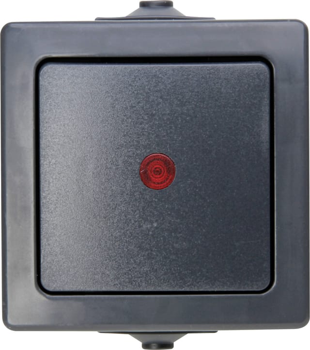 Kopp - Feuchtraum Kontrollschalter Nautic, anthrazit, 566615003