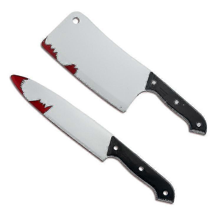 Großes Blutiges Messer, Halloween-dekoration, Realistisch Aussehendes Scherzspielzeug, Gefälschte Klinge