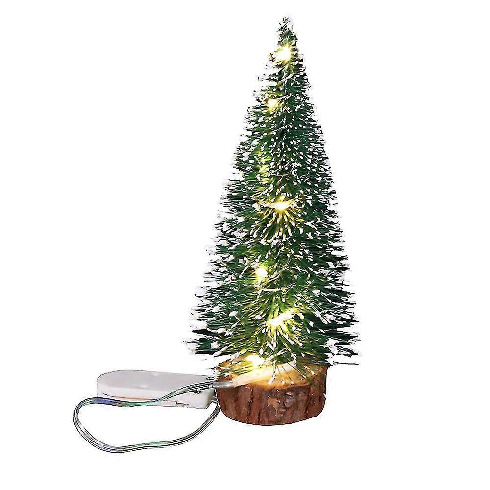 Kleine Kiefern-weihnachtsbäume, Ideal Als Weihnachtsgeschenk, Für Die Weihnachtsfeier Oder Als Baumdekoration Für Zuhause, Warmweiß