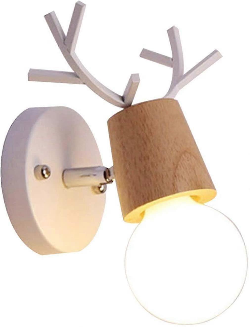 Wandleuchte Für Kinder, Kreative Weihnachtsleuchte In Form Eines Hirschgeweihs, Geeignet Für Schlafzimmer Und Wohnzimmer