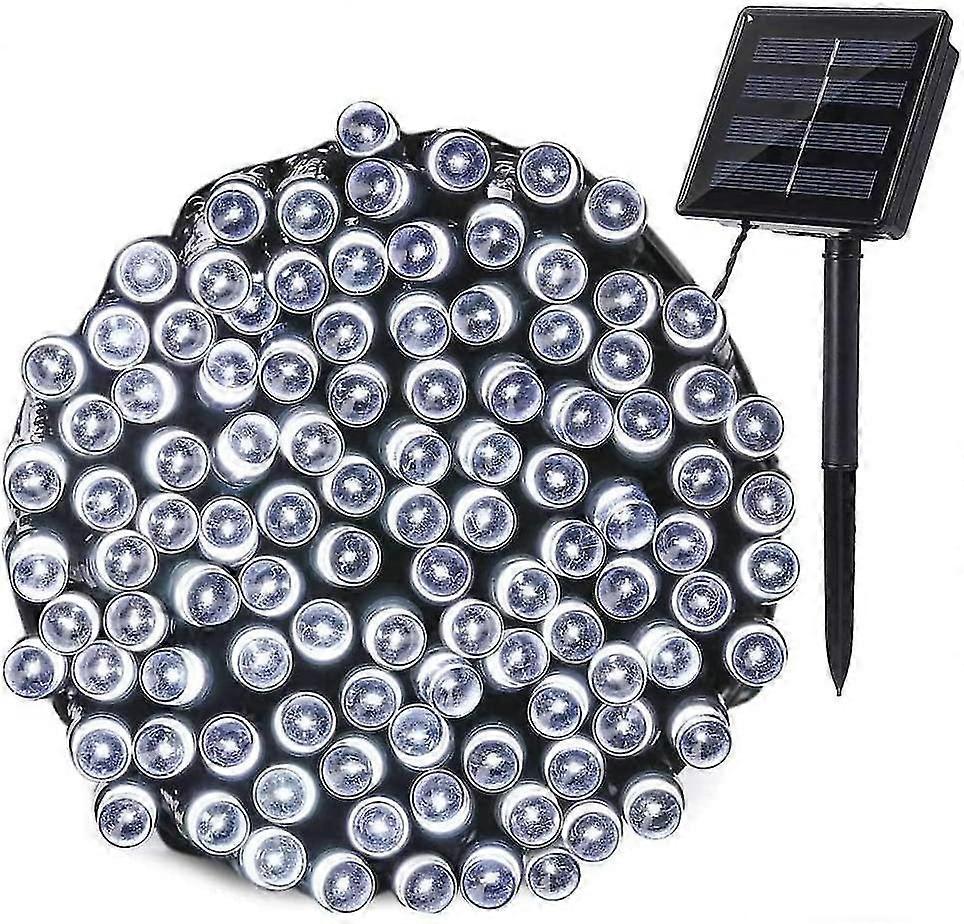 Solarbetriebene Lichterkette Für Den Außenbereich, Wasserdichte Weihnachtslichterkette, Dekorative Beleuchtungsmodi Für Garten, Terrasse, Zaun, Geburtstag