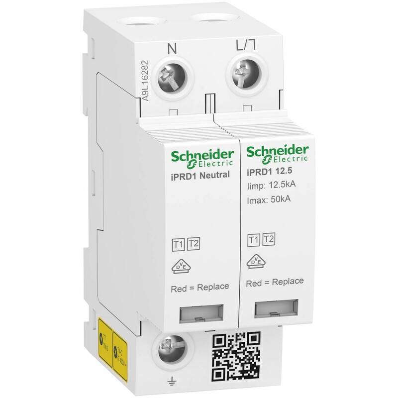 [gebraucht] B-ware Schneider Electric Kombiableiter Acti9 Iprd1 50ka 230v Ac 1-polig+n 290g