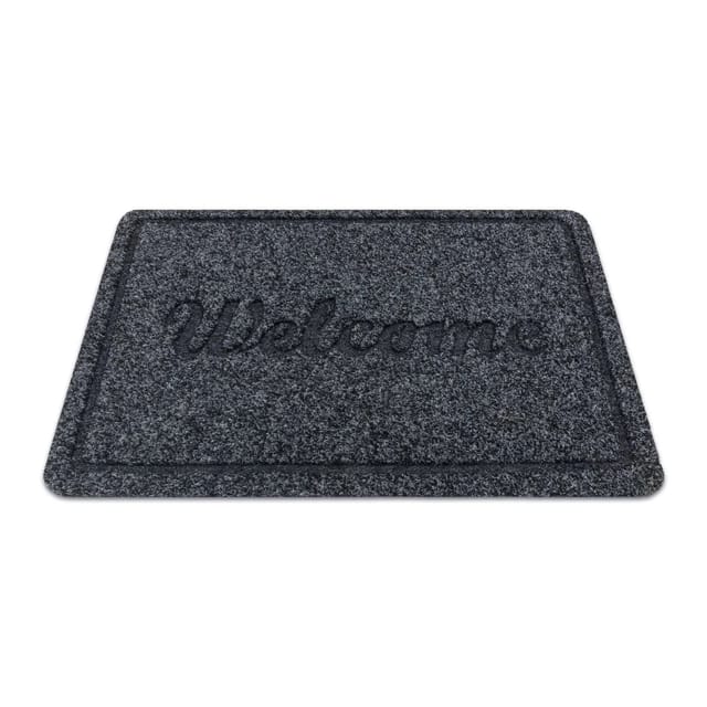 Rugsx - Türmatte welcome 2098 rutschfest, Drinnen, Draußen - anthrazit grey 50x80 cm