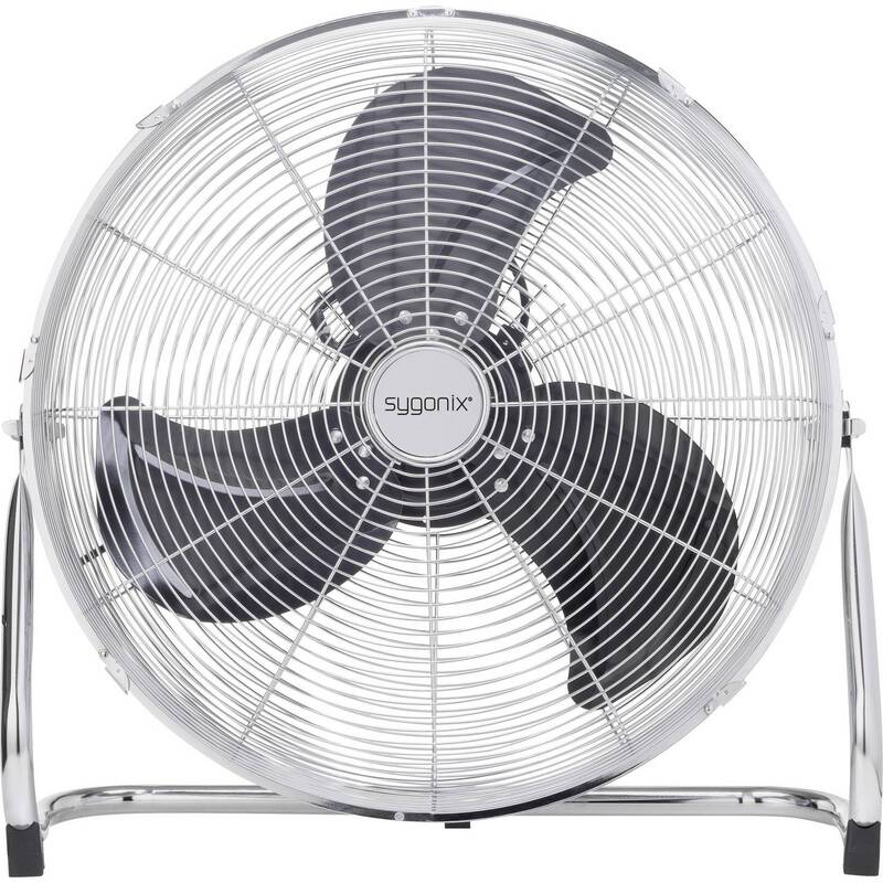 [gebraucht] B-ware Sygonix Fe-50a Bodenventilator Tischventilator Ventilator Klima 140w Silber