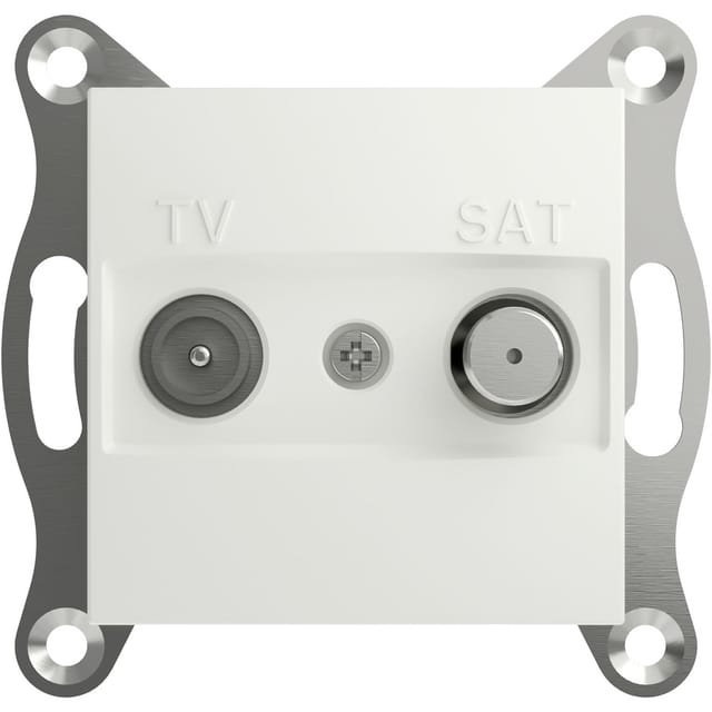 Schneider Electric - tv-sat Enddose Asfora Weiß (ral 9003) EPH3470121D 1 St.