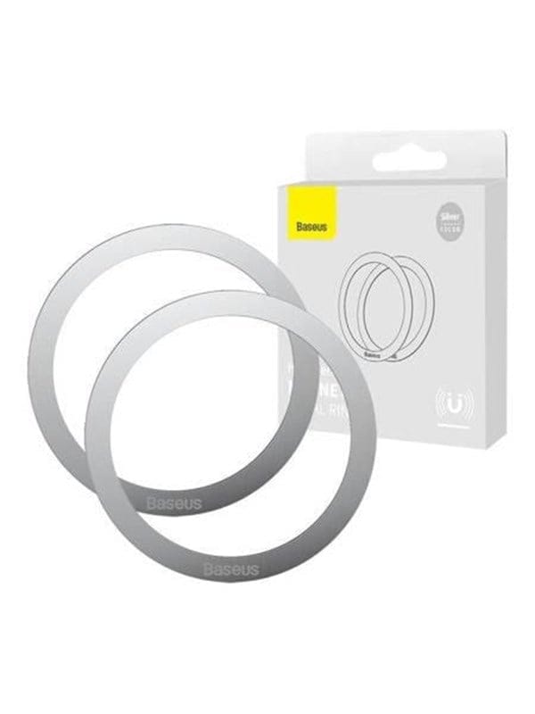 Halo Series Magnetisches Telefonring-Set, 2-teilig, Silber