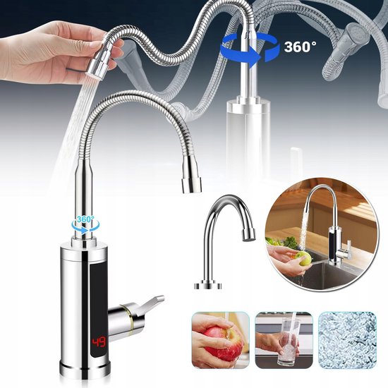 Elektrischer Küchenwasserhahn Mit Durchlauferhitzer – Schnell Heißes Wasser