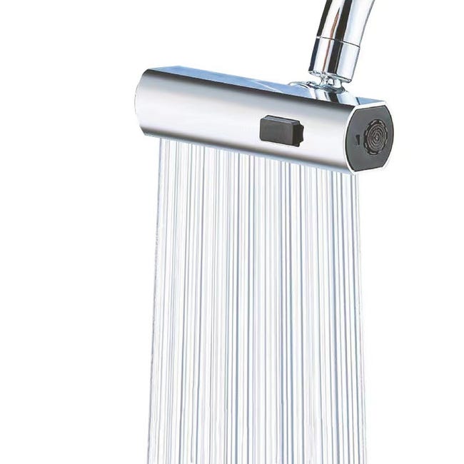 Küchenarmatur Im Wasserfall-design, Um 360° Drehbare Spültischarmatur Im Wasserfall-design, Mischbatterie Im Wasserfall-design Mit Drei Betriebsmodi