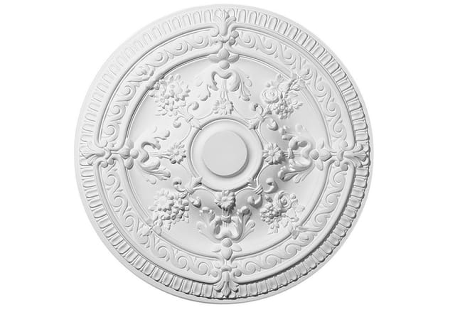 Rosette Elena, weiß, ø 62,5 cm - 1 Stück - Decosa