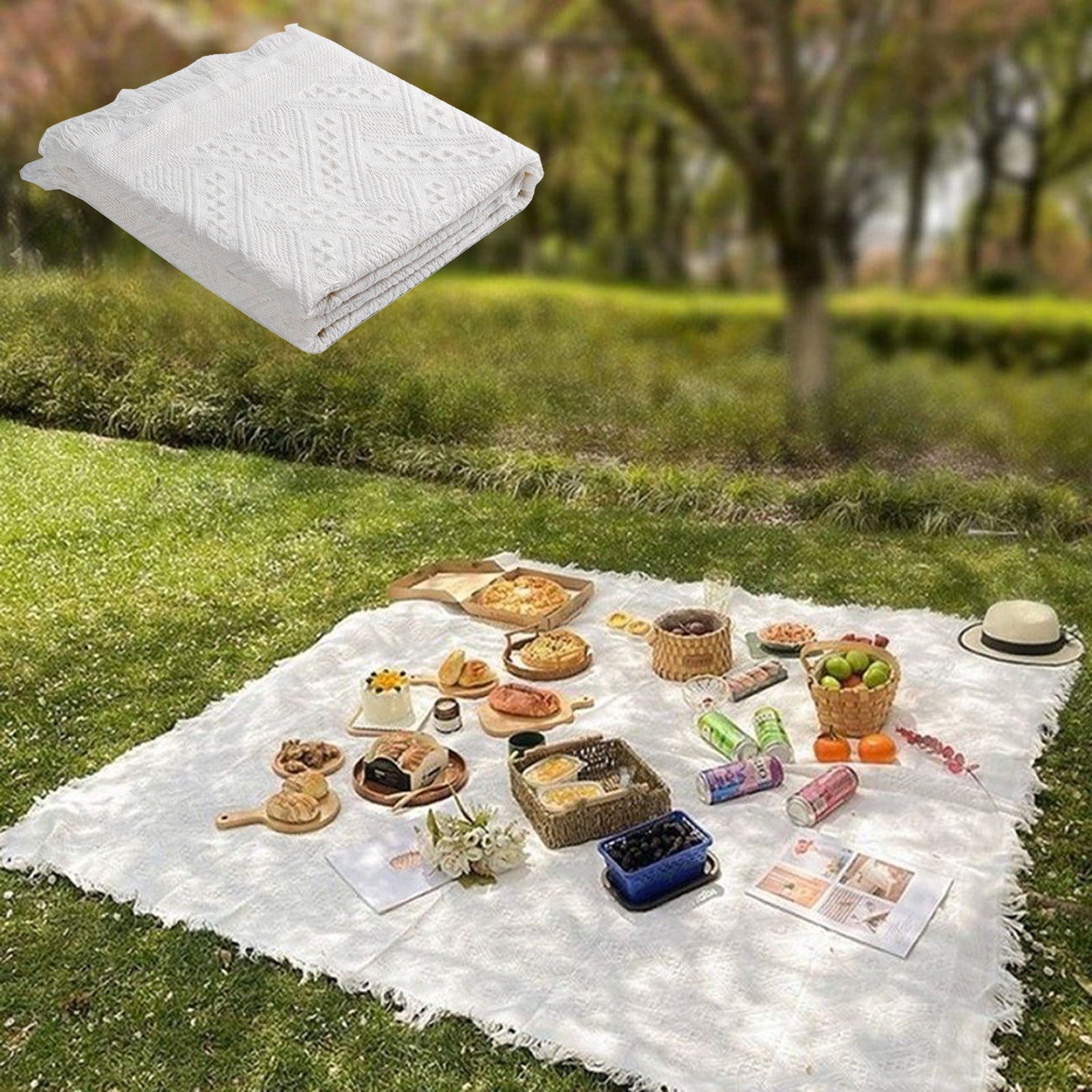 Extra Große Picknickdecke Für Draußen, Faltbare Decke, Strandpicknickmatte, Campingzubehör, Süßes Geschenk Für Paare