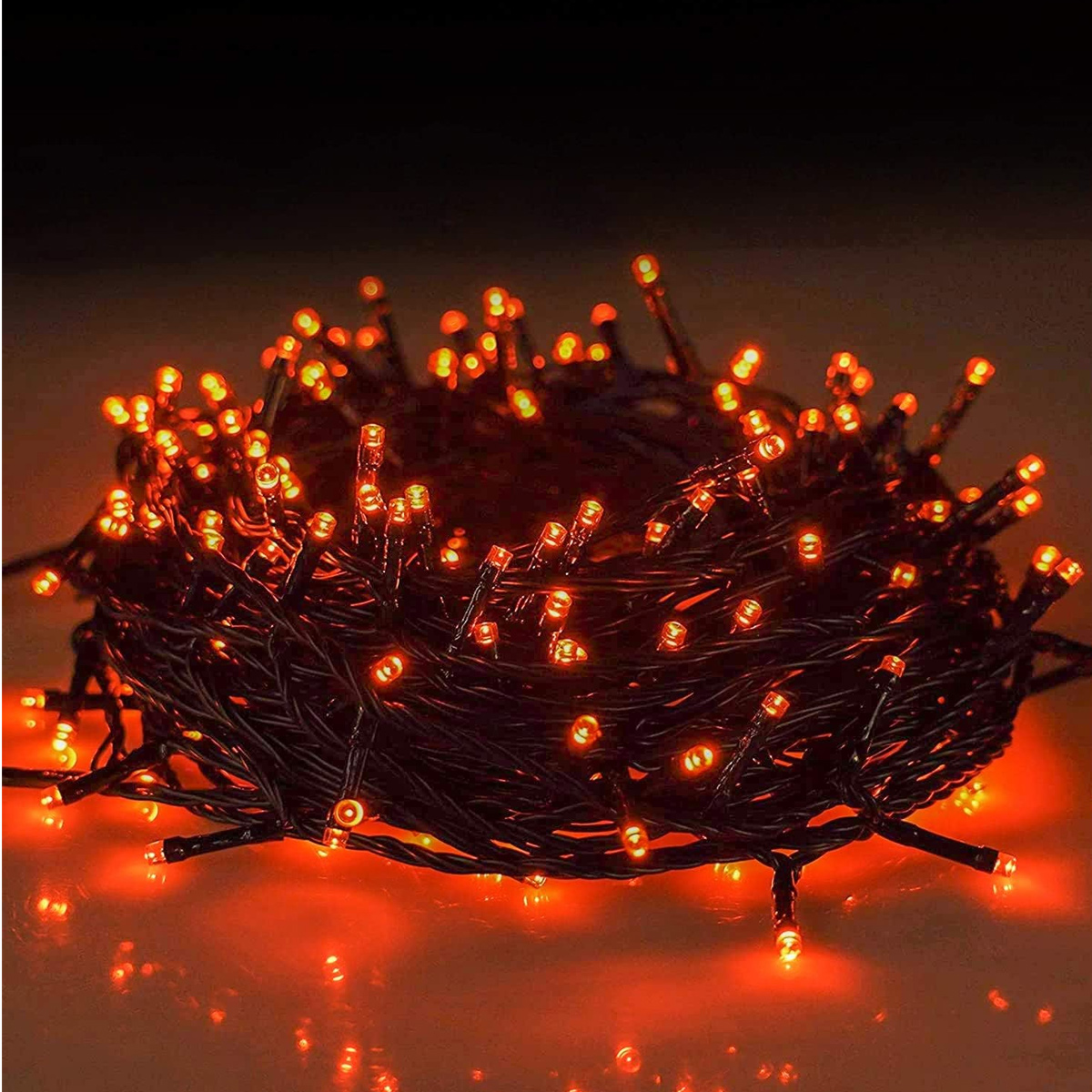 20m 200 Led Lichterketten Für Halloween, Weihnachten, Innen- Und Außenbereiche, Kompatibel Mit Anstecknadel[jun]