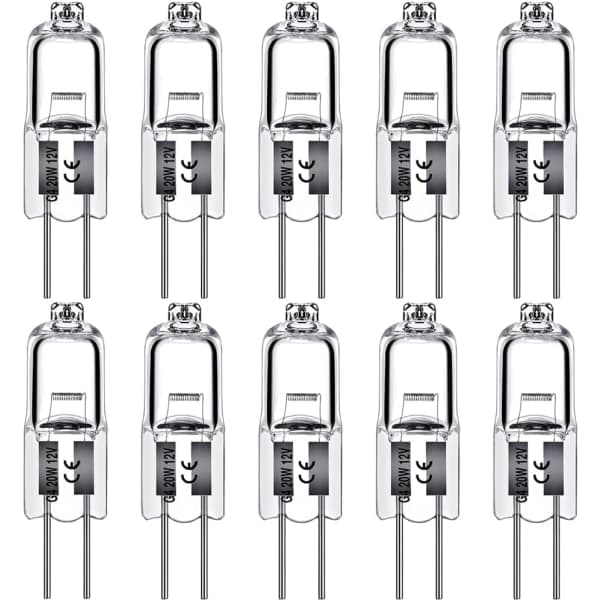 G4 Halogenlampe 20w 12v - Warmweiß - 10er Pack 20w 10stk 20w 10stk 20w