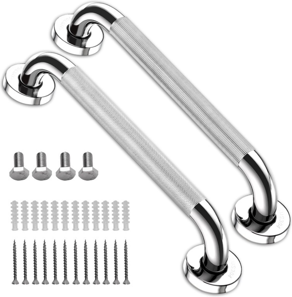 Möbelzubehör – Inklusive Aufhängeseil – Silber – 25 Cm