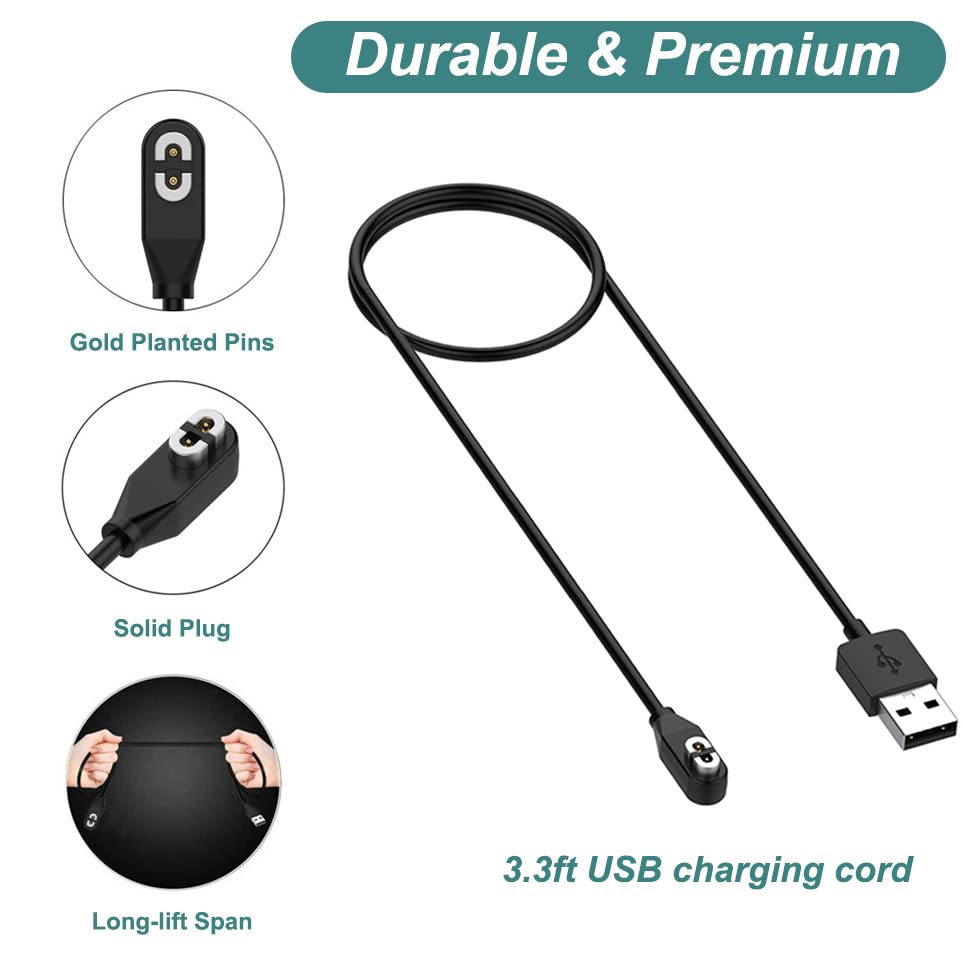 Kissmart Ladekabel Für Aftershokz Aeropex As800, Opencomm, Shokz Openrun, Openrun Mini, Openrun Pro Ladekabel Von Shokz [3,3ft/1m]