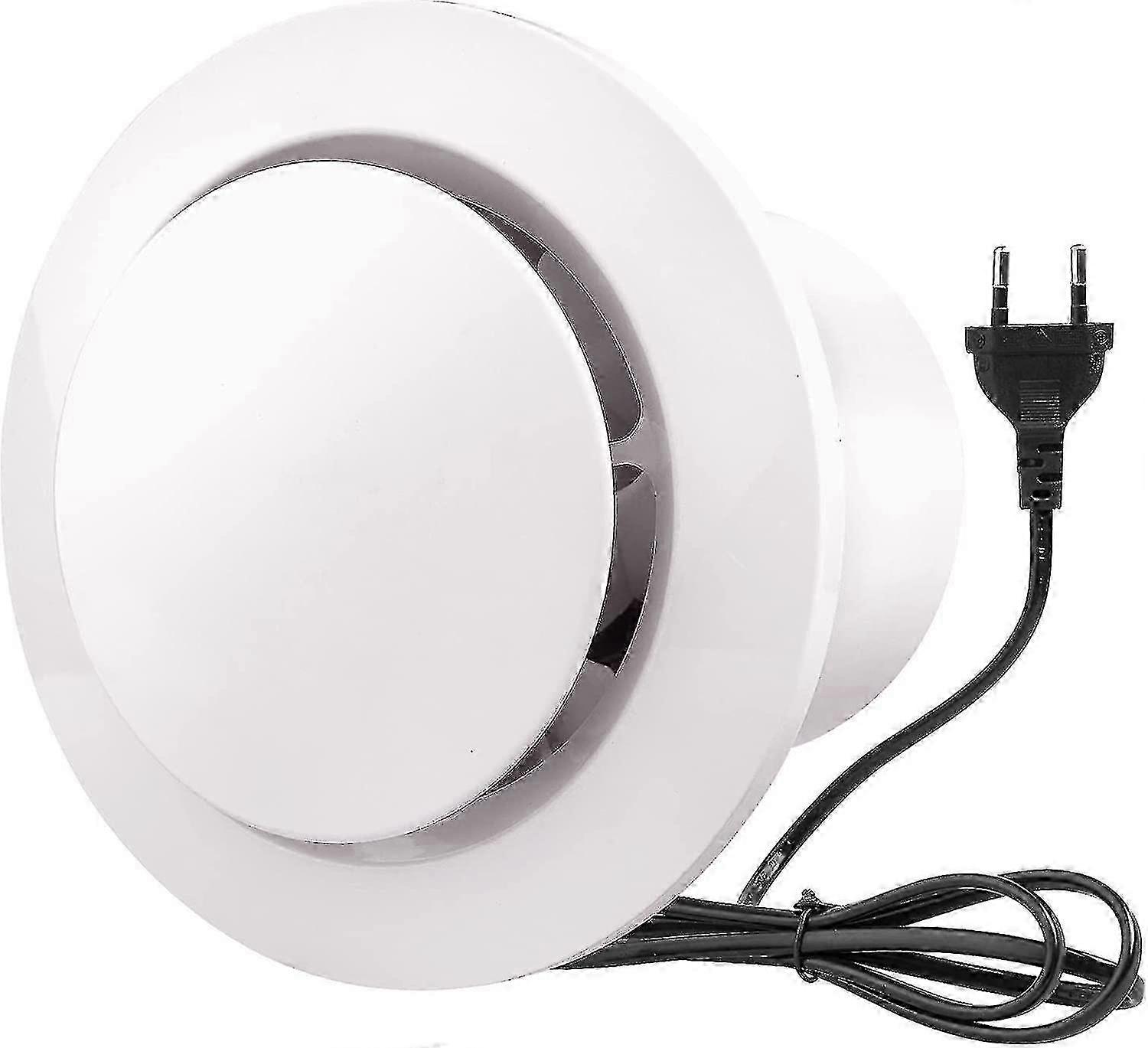 100mm Luftreiniger 130m/h 20w, Med Tilbakeslagsventil Høy Luftstrøm Avtrekksvifte, Energieffektiv, For Bad, Kjøkken, Toalett, Drivhus, Telt (4 Tommer