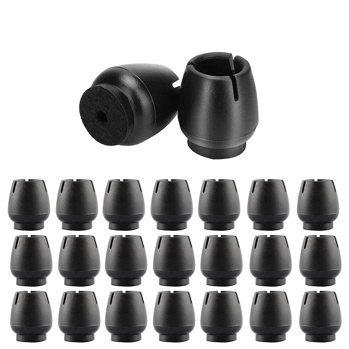 Stolbenbeskyttere, 32 Stk. Kantenschutz, Anti-reife-folie, Gummi, Gummipuffer (12-16 Mm)