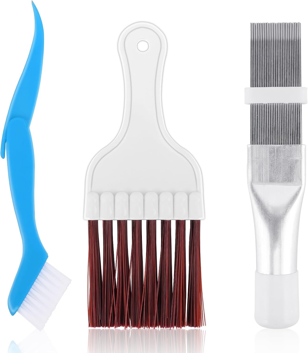 Reinigungsbürsten Für Klimaanlagen, 3-teiliges Kondensator-reinigungsbürsten-set, Trockner-reinigungsset, Werkzeuge Zur Reparatur Von Metallheizkörpern An Außengeräten, Filter.