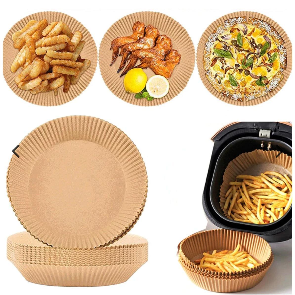 100 Blatt Einweg-backform Aus 16 Cm Airfryer-papier