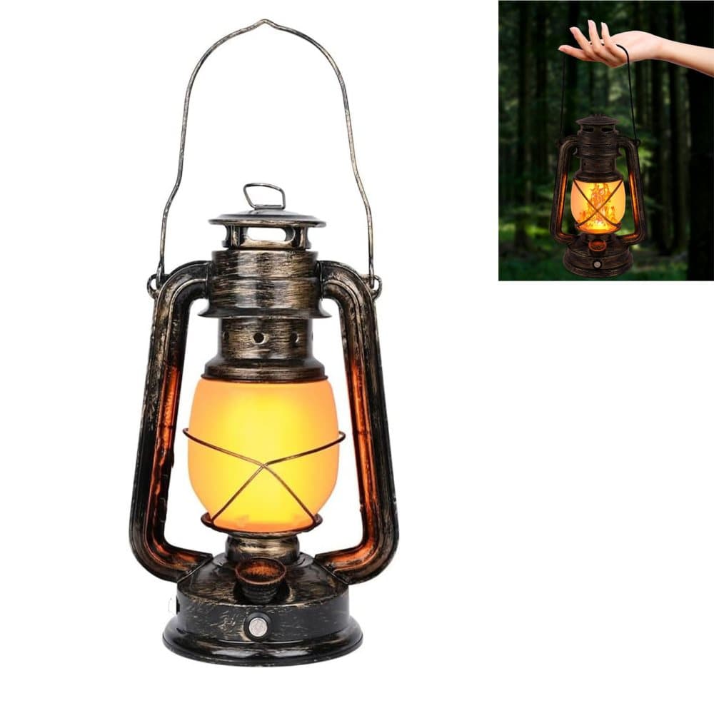 Retro-pendelleuchte, Berührungsempfindlich, Usb-aufladbar, Mit 3 Farbmodi Und Blinklicht, Geeignet Für Den Innen-, Außenbereich Und Die Terrasse, Braun.