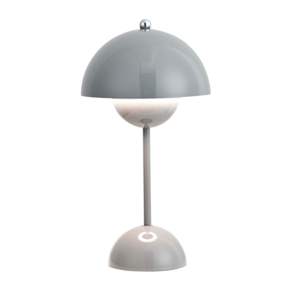 Nordisch-dänische Tischleuchte In Form Einer Blütenknospe, Geeignet Für Hochzeitszimmer, Schlafzimmer, Schreibtischdekorationen, Nachttischlampen (wiederaufladbar), Grau, Einheitsgröße.