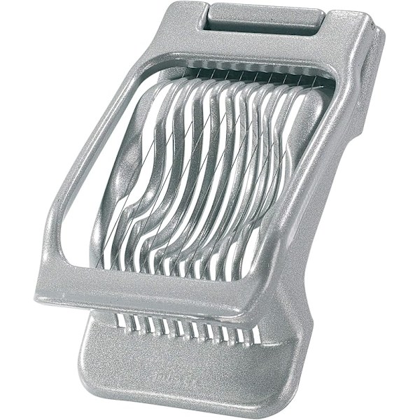 Eierschneider, Schneidet Runde Oder Ovale Eierscheiben, Mit Unabhängig Gespannten Edelstahlklingen, Hergestellt Aus Aluminium/edelstahl-duplexstahl, Grau.