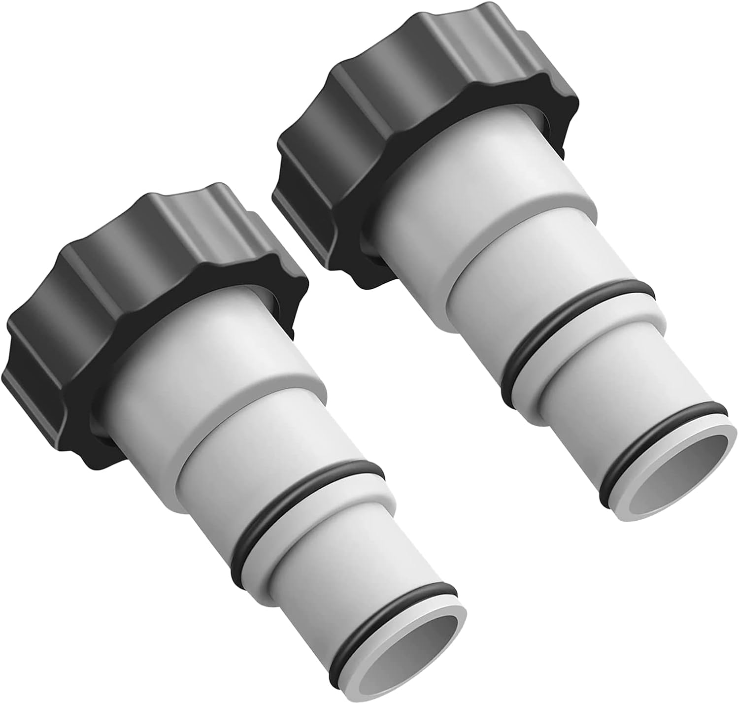 Pooladapter, Schlauchadapter Mit Gewinde Der Serie A, Schlauchdurchmesser 32 Und 38 Mm, Poolpumpen-adapterset (2 Stück)