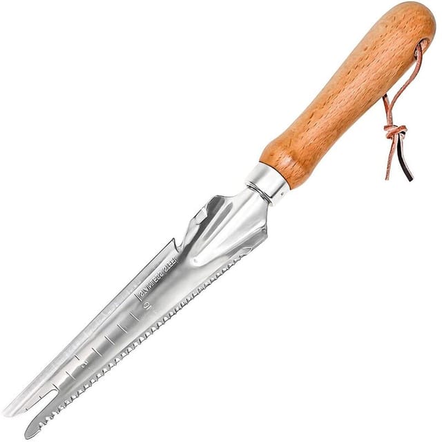 Manueller Unkrautvernichter Schaufel, Edelstahl, 33CM
