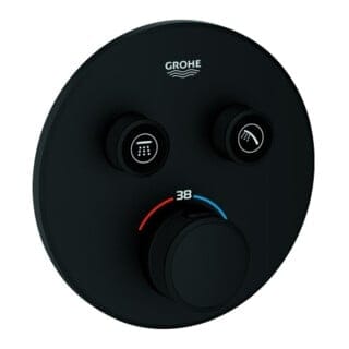 Unterputz-Thermostat Grohe Grohtherm SmartControl mit 2 Absperrventilen, phantom black - 29507KF0