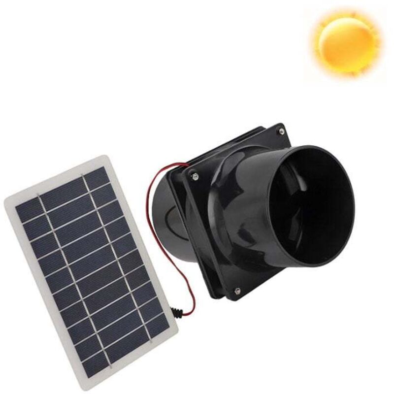 Solarventilator – Solarbetrieben – Inklusive Solarzellen – Einfach Zu Installieren – Geeignet Für Gewächshäuser Und Wohnmobile