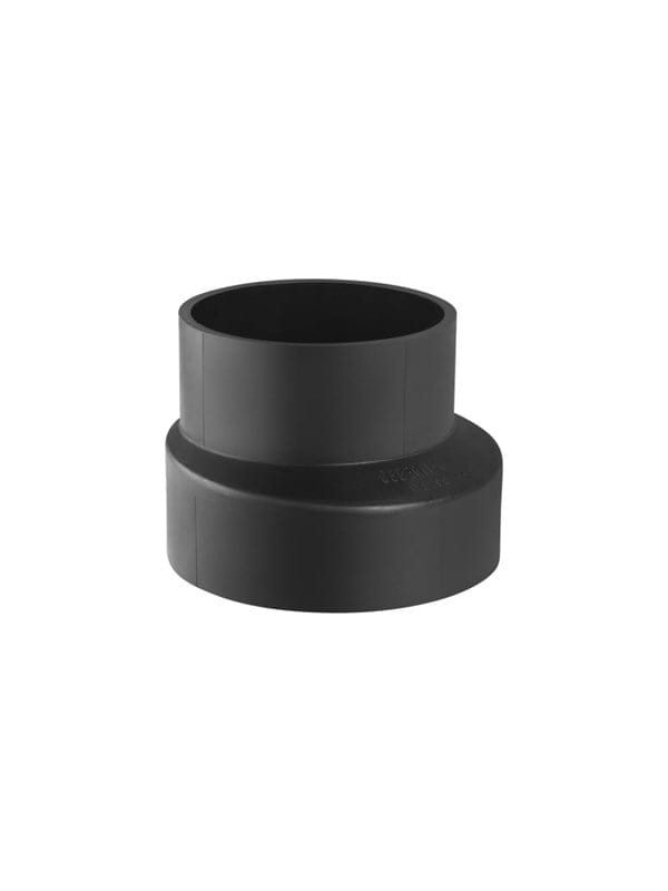 Geberit PE Reduktion exzentrisch, kurz, d 56mm, d1 50mm