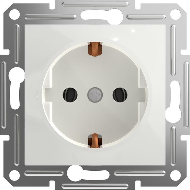 Schneider Electric - Steckdose Asfora Weiß (ral 9003) EPH2970121D 1 St.