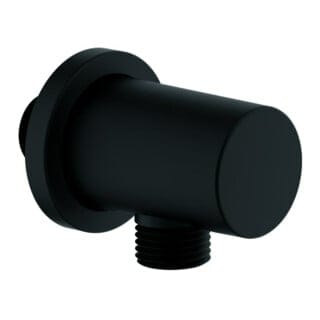 Wandanschlussbogen Rainshower 22118 runde Rosette phantom black