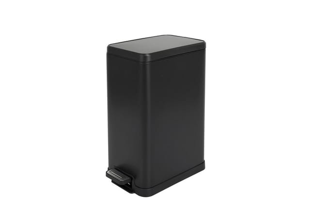STM15 Mülleimer Treteimer 15l inkl. Inneneimer Softclose-Deckel Schwarz - Svita