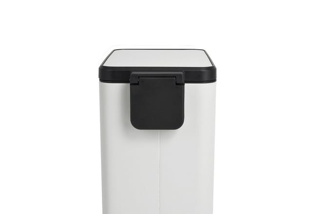 STM15 Mülleimer Treteimer 15l inkl. Inneneimer Softclose-Deckel Weiß - Svita