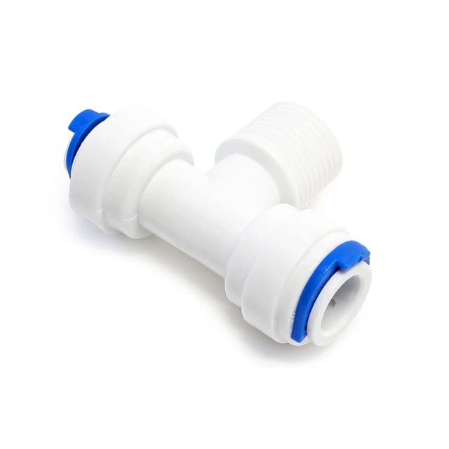 Naturewater - Jaco t Fitting für Schlauch mit 2x 6,5 mm Anschluss und 12,91 mm Außengewinde (1/4'), für Trinkwasser Ultrafiltration Mikrofilter