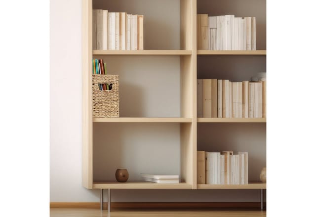 Relaxdays - Zeitungsständer, Wasserhyazinthe, hbt: 25 x 34,5 x 15,5 cm, Dokumentenhalter geflochten, Organizer, natur